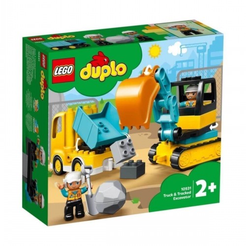 LEGO DUPLO 10931 Kamyon ve Paletli Ekskavatör LEGO DUPLO 10931 Kamyon ve Paletli Ekskavatör