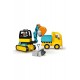 LEGO DUPLO 10931 Kamyon ve Paletli Ekskavatör LEGO DUPLO 10931 Kamyon ve Paletli Ekskavatör