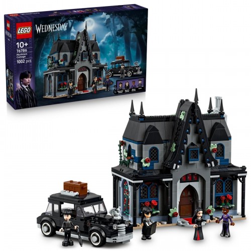 Lego Wednesday Morticia'nın Evi 76786 - 10+ Yaratıcı Oyuncak Yapım Seti (1002 Parçadan)