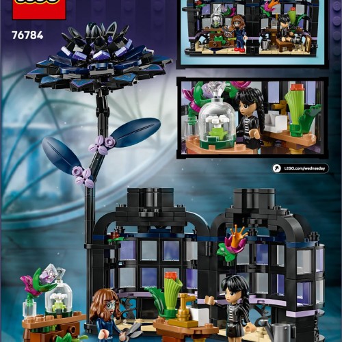 LEGO 76784 Wednesday Siyah Yıldız Çiçeği 358 Parça LEGO 76784 Wednesday Siyah Yıldız Çiçeği