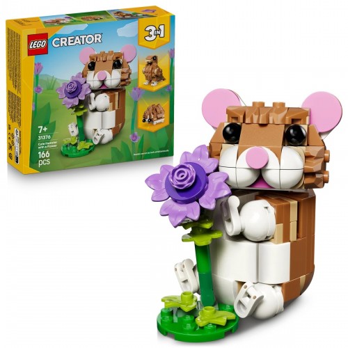 LEGO 31376 Sevimli Hamster ile Cicek LEGO Creator 31376 Sevimli Hamster ile Cicek
