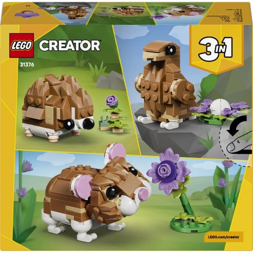 LEGO 31376 Sevimli Hamster ile Cicek LEGO Creator 31376 Sevimli Hamster ile Cicek