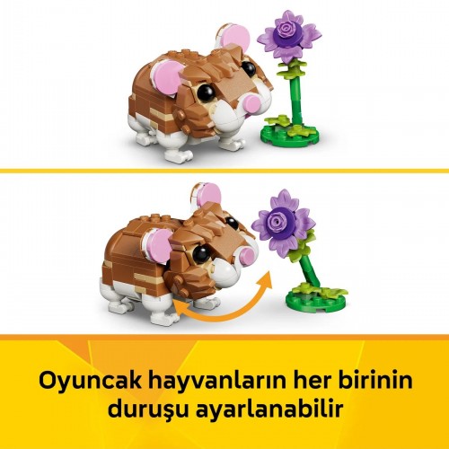 LEGO 31376 Sevimli Hamster ile Cicek LEGO Creator 31376 Sevimli Hamster ile Cicek