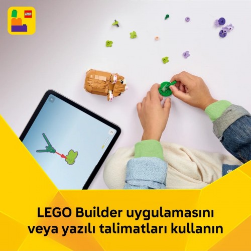 LEGO 31376 Sevimli Hamster ile Cicek LEGO Creator 31376 Sevimli Hamster ile Cicek