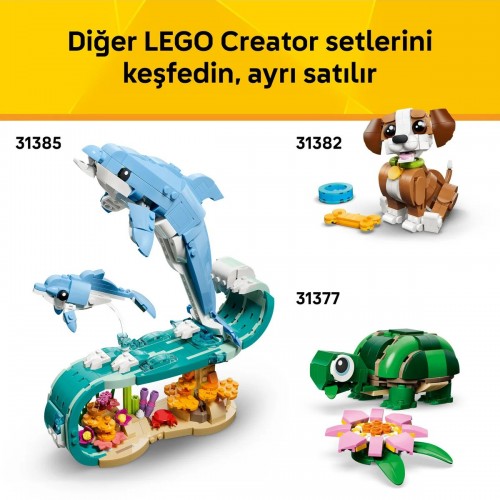 LEGO 31376 Sevimli Hamster ile Cicek LEGO Creator 31376 Sevimli Hamster ile Cicek