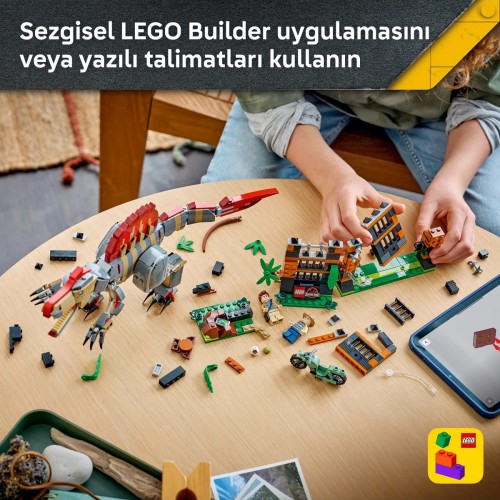LEGO Jurassic World 77982 Spinosaurus Dinozor Kaçışı LEGO Jurassic World 77982 Spinosaurus Dinozor Kaçışı
