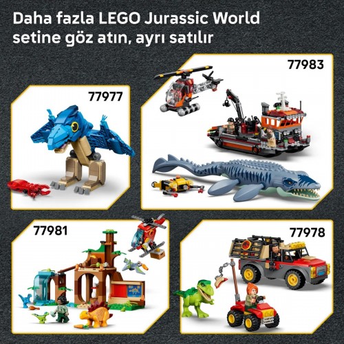 LEGO Jurassic World 77982 Spinosaurus Dinozor Kaçışı LEGO Jurassic World 77982 Spinosaurus Dinozor Kaçışı