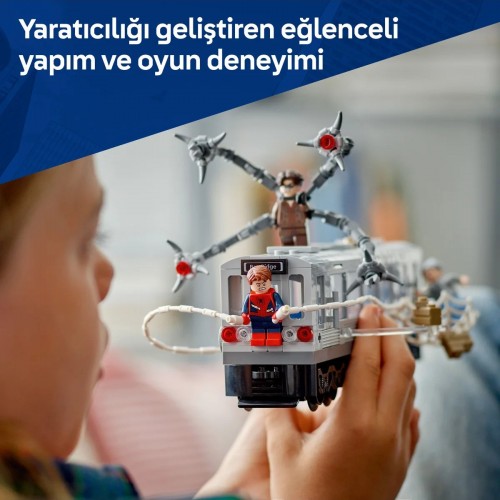 LEGO Marvel 76321 Örümcek Adam ile Doktor Oktopus Metro Sahnesi LEGO Marvel 76321 Örümcek Adam ile Doktor Oktopus Metro Sahnesi