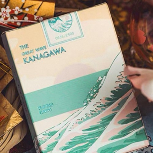 MPC The Great Wave off Kanagawa V3 (Fresh Spring / Peppermint Green) Oyun Kağıdı kartları MPC The Great Wave off Kanagawa V3 (Fresh Spring / Peppermint Green) Oyun Kağıdı kartları