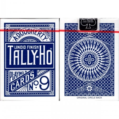 Tally-Ho Kırmızı Mavi Standart Oyun Kağıdı Destesi Kartları 2 Paket